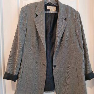 Eddie Bauer Two-Tone Button Blazer